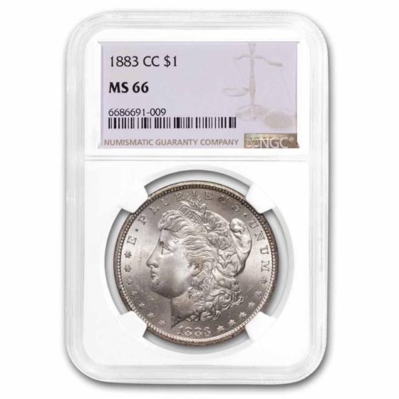 1883-CC Morgan Dollar MS-66 NGC 1883-CC Morgan Dollar MS-66 NGC